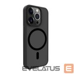 Back panel cover Evelatus Apple iPhone 15 Pro Hybird Case With Magsafe PC+TPU Black