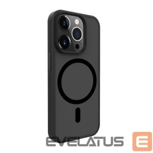 Back panel cover Evelatus Apple iPhone 15 Pro Hybird Case With Magsafe PC+TPU Black