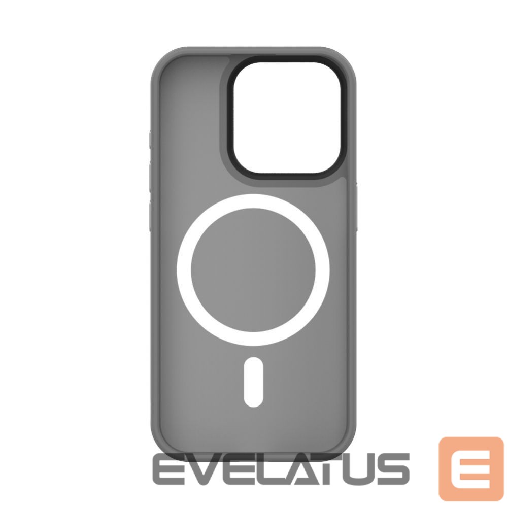 Back panel cover Evelatus Apple iPhone 15 Pro Hybird Case With Magsafe PC+TPU Silver