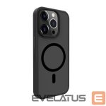 Back panel cover Evelatus Apple iPhone 15 Pro Max Hybird Case With Magsafe PC+TPU Black