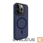 Back panel cover Evelatus Apple iPhone 15 Pro Max Hybird Case With Magsafe PC+TPU Dark Blue
