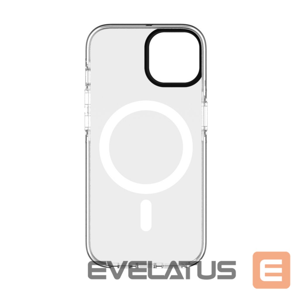 Back panel cover Evelatus Apple iPhone 15 PC+TPU With MagSafe Customized Print Marble Pink