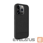 Back panel cover Evelatus Apple iPhone 15 Pro Max Plactic Leather Magsafe Back Cover Black