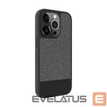 Back panel cover Evelatus Apple iPhone 15 Pro Max Plactic Leather Magsafe Back Cover Gray