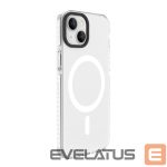 Back panel cover Evelatus Apple iPhone 15 Plus Clear Case PC+TPU With MagSafe Transparent