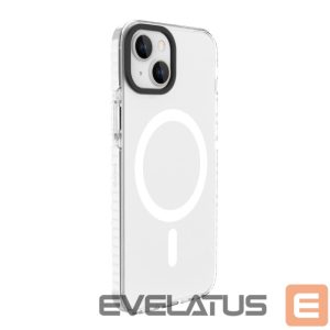 Back panel cover Evelatus Apple iPhone 15 Plus Clear Case PC+TPU With MagSafe Transparent