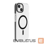 Back panel cover Evelatus Apple iPhone 15 Plus Clear Case PC+TPU With MagSafe Transparent Black