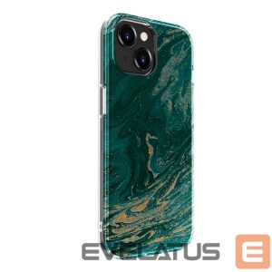Back panel cover Evelatus Apple iPhone 15 PC Customized Print Design Marble Turquoise