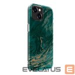 Back panel cover Evelatus Apple iPhone 15 Plus PC Customized Print Design Marble Turquoise