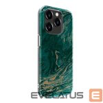 Back panel cover Evelatus Apple iPhone 15 Pro PC Customized Print Design Marble Turquoise
