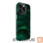 Back panel cover Evelatus Apple iPhone 15 Pro Max PC Customized Print Design Marble Green