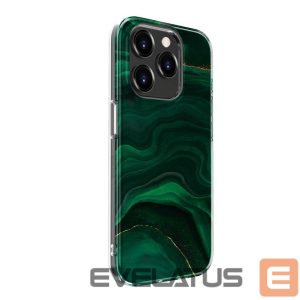 Back panel cover Evelatus Apple iPhone 15 Pro Max PC Customized Print Design Marble Green