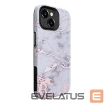 Back panel cover Evelatus Apple iPhone 15 Armor case TPU+PC Customized Print Design Silver