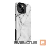 Back panel cover Evelatus Apple iPhone 15 Plus Armor case TPU+PC Customized Print Design Marble White