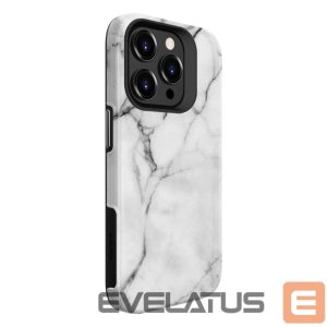 Back panel cover Evelatus Apple iPhone 15 Pro Max Armor case TPU+PC Customized Print Design Marble White