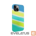 Back panel cover Evelatus Apple iPhone 15 Silicone case Multi-Colored Yellow Green
