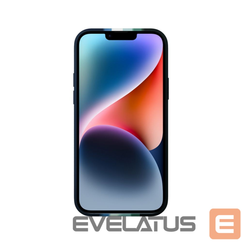 Back panel cover Evelatus Apple iPhone 15 Silicone case Multi-Colored Green