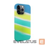 Back panel cover Evelatus Apple iPhone 15 Pro Silicone case Multi-Colored Yellow Green