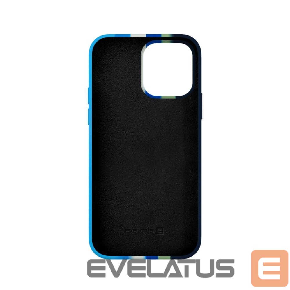 Back panel cover Evelatus Apple iPhone 15 Pro Max Silicone case Multi-Colored Green