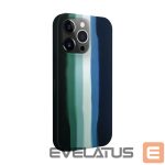 Back panel cover Evelatus Apple iPhone 15 Pro Max Silicone case Multi-Colored Green