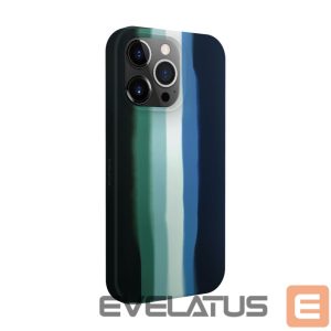 Back panel cover Evelatus Apple iPhone 15 Pro Max Silicone case Multi-Colored Green