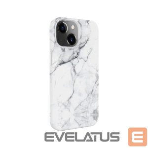 Back panel cover Evelatus Apple iPhone 15 Premium Silicone case Customized Print White