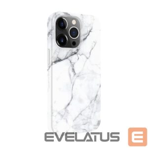 Back panel cover Evelatus Apple iPhone 15 Pro Premium Silicone case Customized Print White
