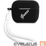 Headphone case Guess Apple AirPods Pro cover Silicone Vintage Black