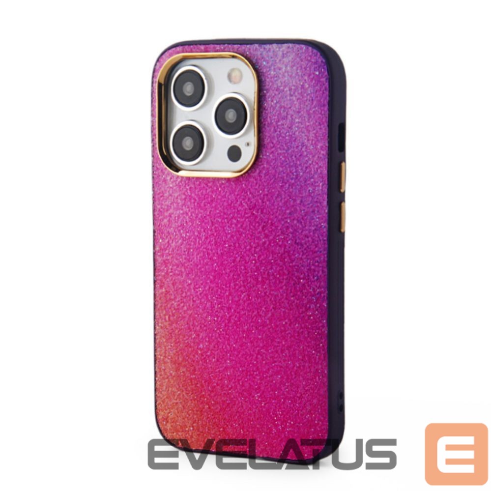 Back panel cover iLike Apple iPhone 14 Pro Max Print Desire Customized Diamonds Case Purple
