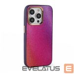 Back panel cover iLike Apple iPhone 14 Pro Max Print Desire Customized Diamonds Case Purple