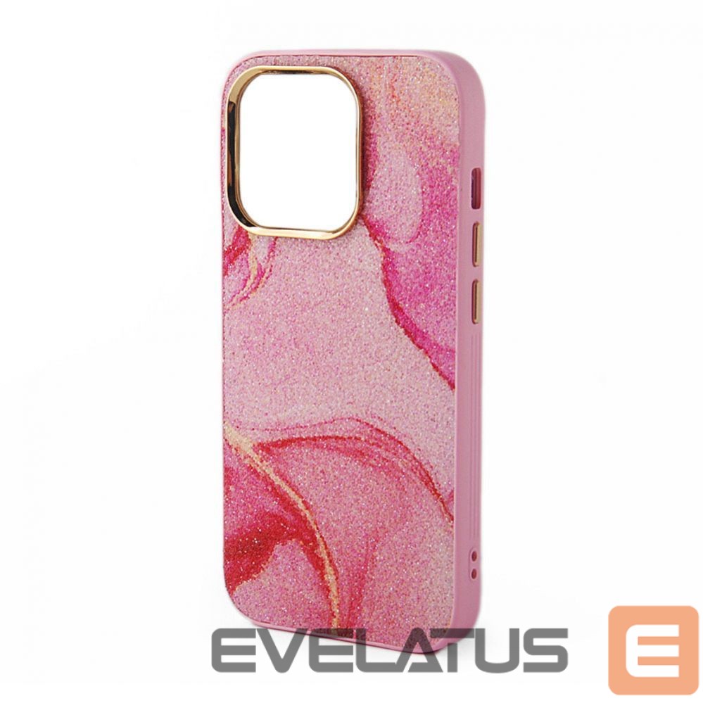 Back panel cover iLike Apple iPhone 15 Print Desire Customized Diamonds Case Red