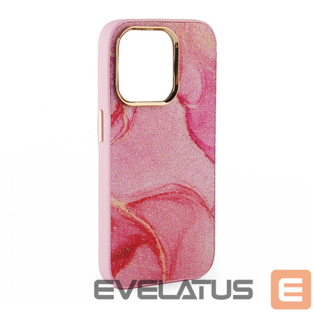 Back panel cover iLike Apple iPhone 15 Print Desire Customized Diamonds Case Red