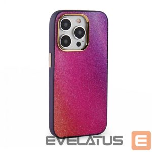 Back panel cover iLike Apple iPhone 15 Pro Max Print Desire Customized Diamonds Case Purple