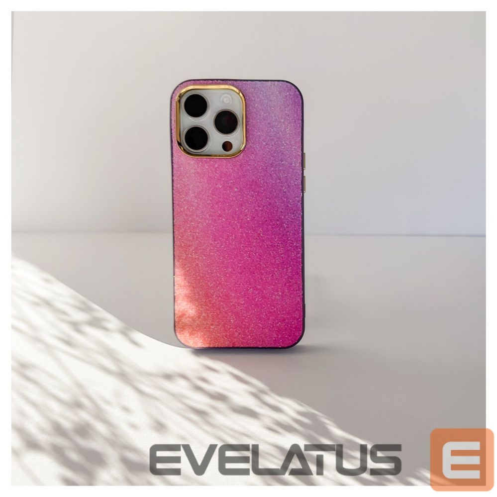 Back panel cover iLike Apple iPhone 15 Pro Max Print Desire Customized Diamonds Case Purple
