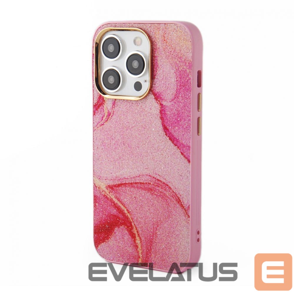 Back panel cover iLike Apple iPhone 15 Pro Max Print Desire Customized Diamonds Case Red