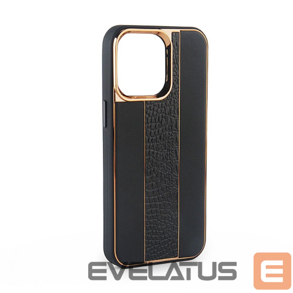 Back panel cover iLike Apple iPhone 13 Leather Case Customized Black