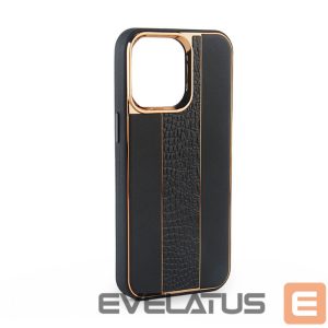 Back panel cover iLike Apple iPhone 14 Leather Case Customized Black