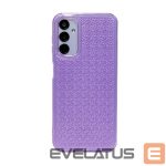 Back panel cover iLike Samsung Galaxy A34 5G Silicone case Shine Transparent Violet