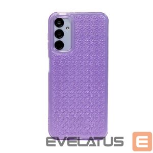 Back panel cover iLike Samsung Galaxy A34 5G Silicone case Shine Transparent Violet