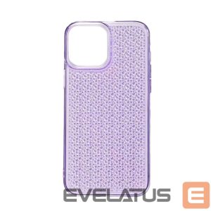 Back panel cover iLike Apple iPhone 13 Silicone case Shine Transparent Violet