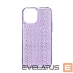 Back panel cover iLike Apple iPhone 14 Silicone case Shine Transparent Violet