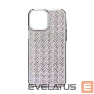 Back panel cover iLike Apple iPhone 14 Silicone case Shine Transparent Black