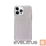 Back panel cover iLike Apple iPhone 14 Pro Silicone case Shine Transparent Black