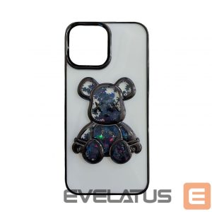 Back panel cover iLike Apple iPhone 13 Silicone Case Print Desire Bear Black