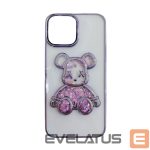 Back panel cover iLike Apple iPhone 14 Silicone Case Print Desire Bear Purple