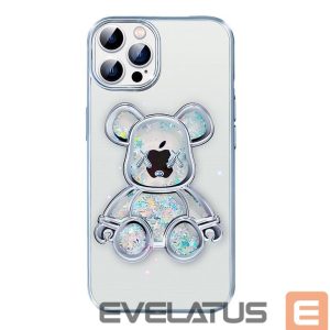 Back panel cover iLike Apple iPhone 15 Pro Silicone Case Print Desire Bear Silver