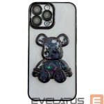 Back panel cover iLike Apple iPhone 15 Pro Max Silicone Case Print Desire Bear Black