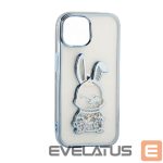 Back panel cover iLike Apple iPhone 11 Silicone Case Print Desire Rabbit Blue