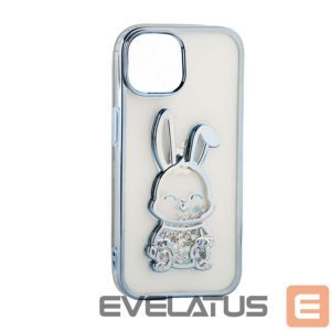 Back panel cover iLike Apple iPhone 11 Silicone Case Print Desire Rabbit Blue