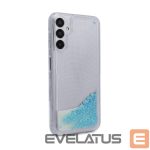 Back panel cover iLike Samsung Galaxy A14 5G Silicone Case Water Glitter Blue